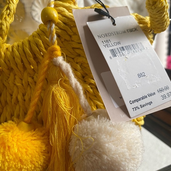 NEW PAPER STRAW BAG FROM NORDSTROMS!  So So CUTE! Tags attached! 🌻🌻🌻 - Picture 4 of 12